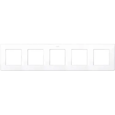 Рамка 5 постов, белый