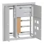 Щит этажный 5 кв. слаботочка слева (1000х950х160) PROxima
