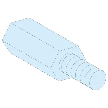 4 СТОЙКИ ДЛЯ РЕЕК М6, В - 55 ММ