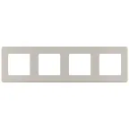 Рамка 4 поста INSPIRIA шампань