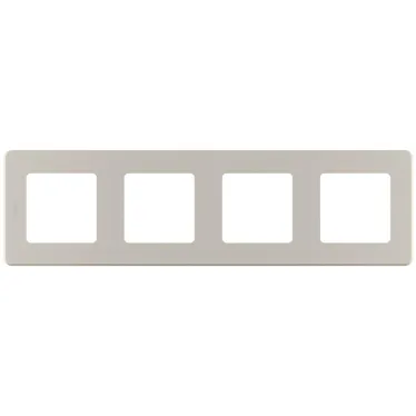 Рамка 4 поста INSPIRIA шампань