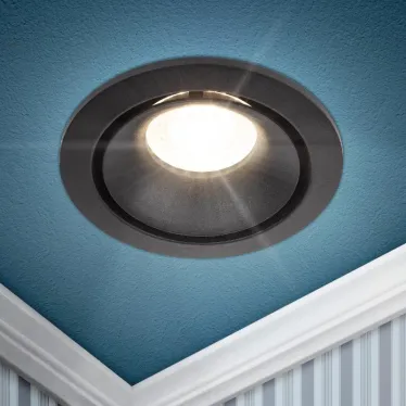 Светильник встраиваемый алюминиевый KL100 BK MR16 GU5.3 черный