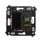 Avanti Диммер поворотный в стену, ''Черный квадрат''