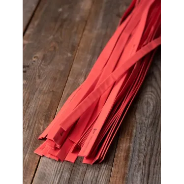 Трубка термоусаживаемая ТУТ нг 12/6 красная в отрезках по 1м PROxima