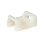 Площадка под хомуты (22x16) с монтажным отверстием М4 белая (100шт.) PROxima