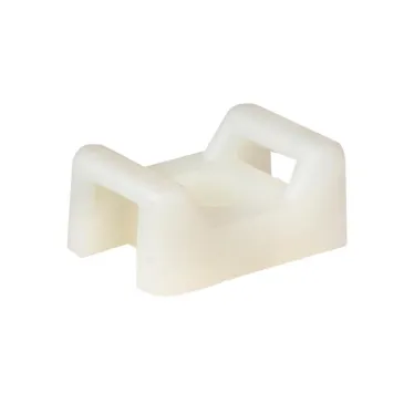 Площадка под хомуты (22x16) с монтажным отверстием М4 белая (100шт.) PROxima