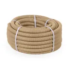 Труба гофрированная ПВХ легкая сосна с/з д25 (50 м/уп)