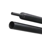 Термоусаживаемая трубка клеевая ТТКнг 6,4/2,0 черная 1м. (10/600/9000)