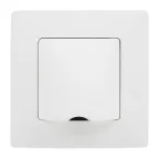 Вывод кабеля IP21 Etika с зажимом для кабеля белый