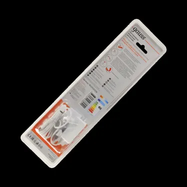 Светильник линейный светодиодный ДБО 6 Вт 400 лм 4000К AC 220В IP20 300х30х11мм модель D управление датчиком движения плавное диммирование Modul Gauss