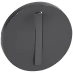 Celiane Лицевая панель выключателя/переключателя однополюсного 067001/02/31/32 с тонкой клавишей графит