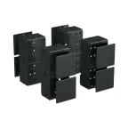 Комплект угловых элементов с пластиковыми заглушками, В -200 мм, 1 кмп - 4 шт.