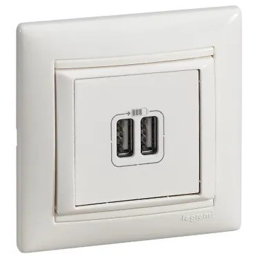 VALENA Рамка 1 пост горизонтальная белая