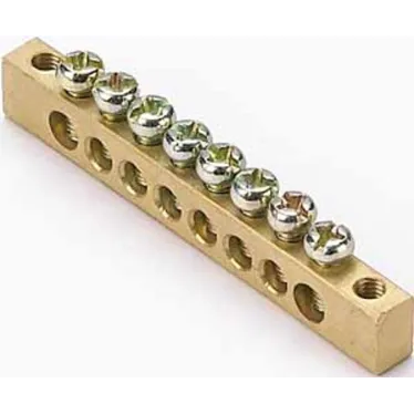 Шина нулевая 6х9 (8групп/край) ШН-102