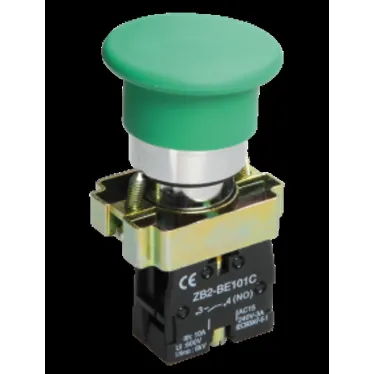 Кнопка управления LAY5-BC31 Грибок без подсветки