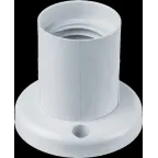 Патрон потолочный прямой Е27 пластиковый белый