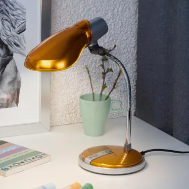 Светильник настольный оранжевый NE-301-E27-15W-OR