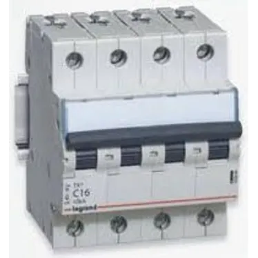 Выключатель автоматический четырехполюсный 10А C TX3 6kA
