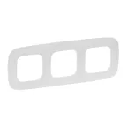 Valena ALLURE Рамка 3 поста белая универсальная