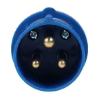 Вилка 013-16А-6h-220AC-2P+PE-IP44