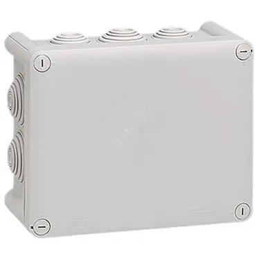 Коробка прямоугольная - 180x140x86 - Программа Plexo - IP 55 - IK 07 - серый - 10 кабельных вводов - 750 °C | 092052 | Legrand
