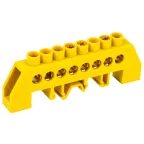 Шина PE земля комбинированный DIN-изолятор типа Стойка ШНИ-8х12-8-КС-Ж