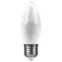 Лампа светодиодная LED 9вт Е27 теплый матовая свеча