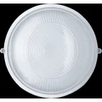 Светильник НПП-60w термостойкий круглый без решетки IP54 белый