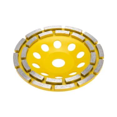 Чашка алмазная шлифовальная, двухрядная, 150х22,2мм