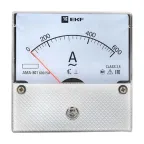 Амперметр AM-A801 аналоговый на панель 80х80 (круглый вырез) 600А трансформаторное подключение