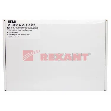 HDMI удлинитель по витой паре RJ-45(8P-8C) кат. 5е/6, передатчик+приемник,,