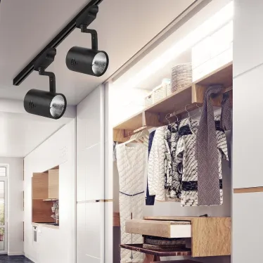 Светильник светодиодный трековый на шинопровод TR1 - 20 BK 20Вт черный COB (20/240)