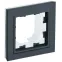 BRITE Рамка 1 пост IP44 РУ-1-БрГ-44 графит