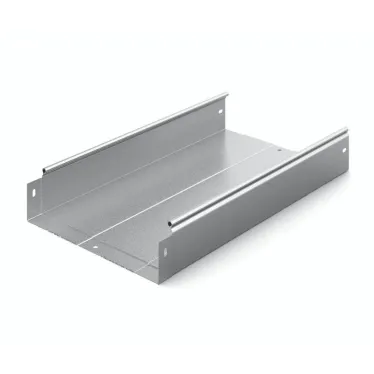 Металлический лоток неперфорированный 300х80х3000, толщина 0,8 мм, Сендзимир цинк