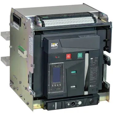 ARMAT Воздушный автоматический выключатель выдвижного исполнения 3P типоразмер D 85кА 2500А расцепитель TY с комплектом аксессуаров 220В: мотор привод катушка включения катушка отключения