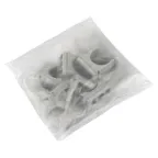 Крепеж-клипса d25мм (10шт.) Plast PROxima