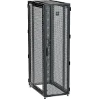 Шкаф серверный by ZPAS 19'' 42U 0.6x1м одностворчатые перфорированные двери черный РФ
