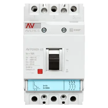 Выключатель автоматический AV POWER-1/3 16А 35кА TR