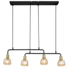 Светильник подвесной (подвес) Ada 3195-208 4 х Е14 40 Вт модерн потолочный