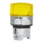 Механизм переключателя исполнительный ХB4 желтый на 2 положения возвратный без фиксации с подсветкой с короткой ручкой PROxima
