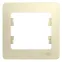 GLOSSA Рамка 1 пост бежевая