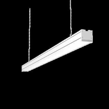 Светильник светодиодный Mercury Pro подвесной 34 Вт 4000 К 1010х65х65 мм IP54 RAL9003 белый муар с рассеивателем опал, с декоративным проводом 2 м и комплектом подвесов 2 м