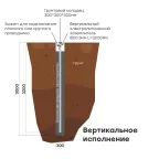 Комплект электролитического заземления L-3000мм вертикальное PROxima