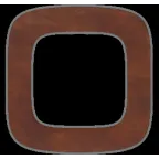 Valena ALLURE Рамка 1 пост Кожа универсальная