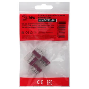 Строительно-монтажная клемма СМК, модель 106, 6 отверстий, 1.0-2.5мм2 (уп.4шт.)