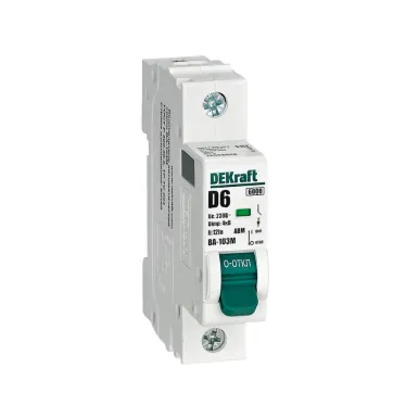 Автоматический выключатель 1P 6А D 6кА ВА-103M