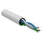 Витая пара U/UTP кат 5E 2х2х24AWG solid PVCLS нг(А)-LSLTx белый 500м