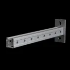 Страт-консоль одиночная усиленная 41х41 L800 s:2,5 мм (тройная перфорация)