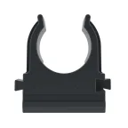 Держатель с защелкой д.16мм черный