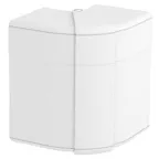 Угол кабельного канала внешний Rapid 45-2 регулируемый 53x100 мм (ПВХ, белый)